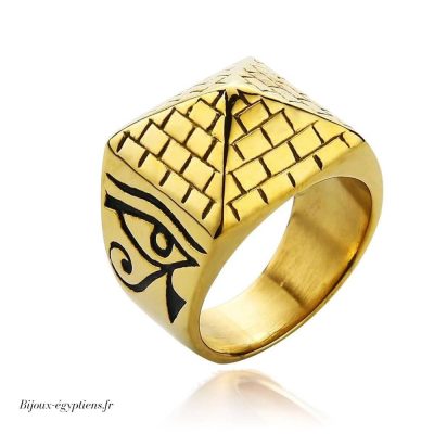 Bague  Pyramide - Bijoux-egyptiens.fr