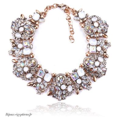 Collier Ras de Cou  Strass - Bijoux-egyptiens.fr