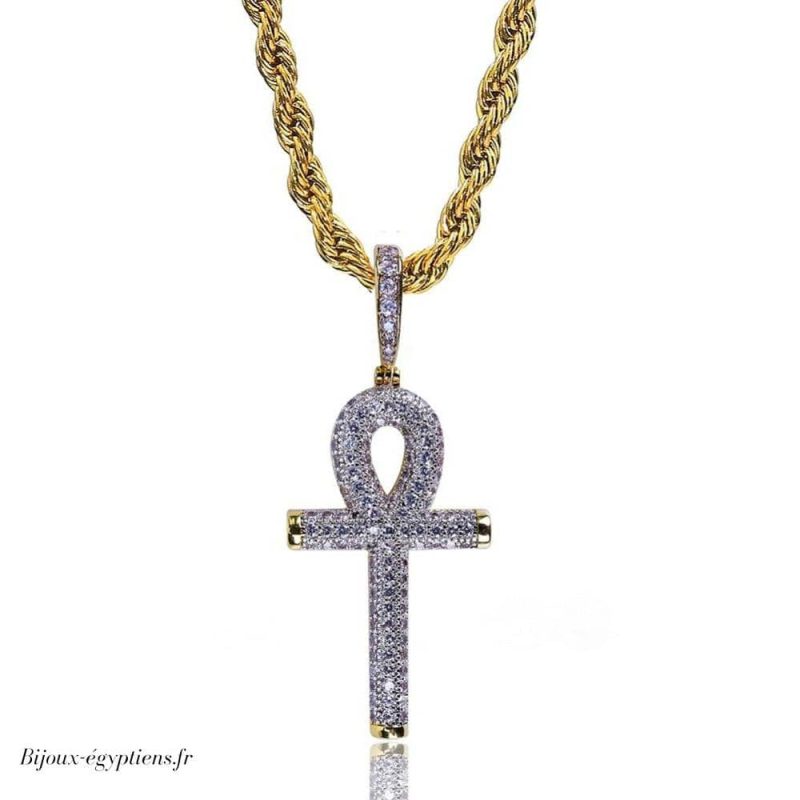 Collier  Ankh Pendentif - Bijoux-egyptiens.fr