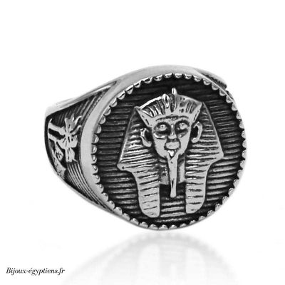 Bague  Chevalière Pharaon - Bijoux-egyptiens.fr