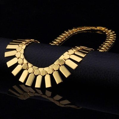 Collier  Ras de Cou Doré - Bijoux-egyptiens.fr