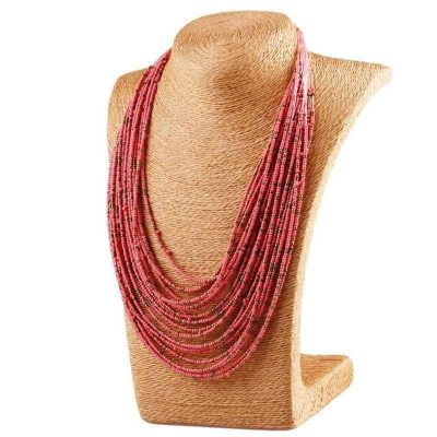 Collier Plastron  Coloré Long - Bijoux-egyptiens.fr