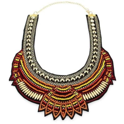 Collier Plastron  Ethnique - Bijoux-egyptiens.fr