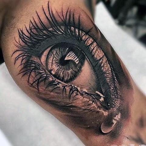 Tatouage Oeil qui pleure