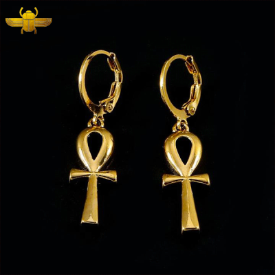 Boucle d’Oreille Égyptienne  Ankh