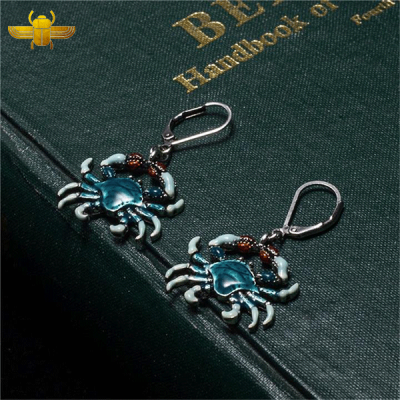 Boucle d’Oreille Égyptienne  Crabe