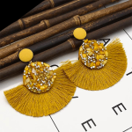 boucle oreille jaune