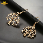 Boucle d’Oreille Égyptienne  Arbre Fleuri