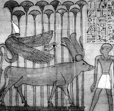 Hathor sous la forme d'une vache