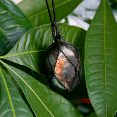 Pendentif Labradorite Brute