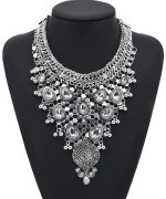 Collier Plastron  Argent Femme - Bijoux-egyptiens.fr