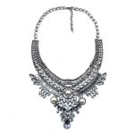 Collier Plastron  Argent Femme Ethnique - Bijoux-egyptiens.fr