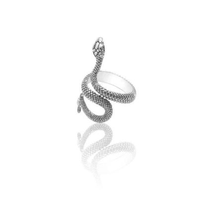 Bague Serpent  Argent Femme - Bijoux-egyptiens.fr